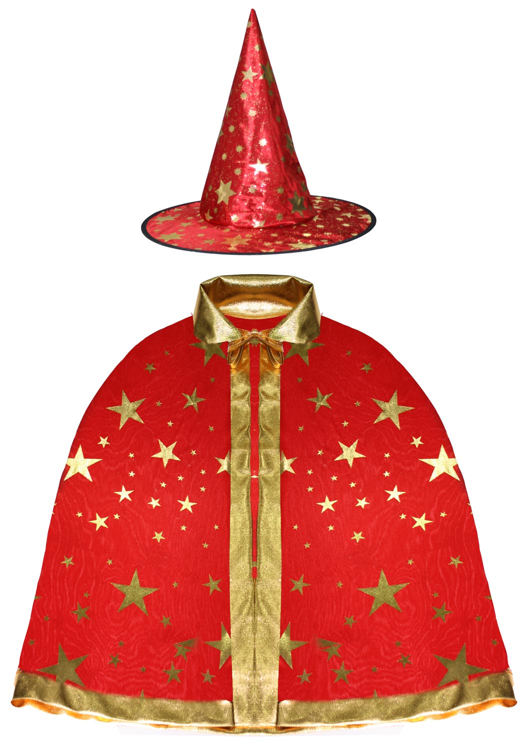 MANTELLO + CAPPELLO BAMBINO ROSSO